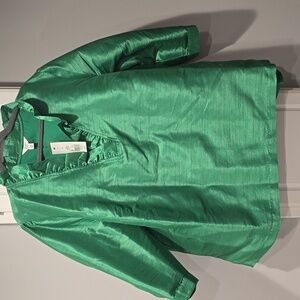 Crown & Ivy Green Plus Blouse